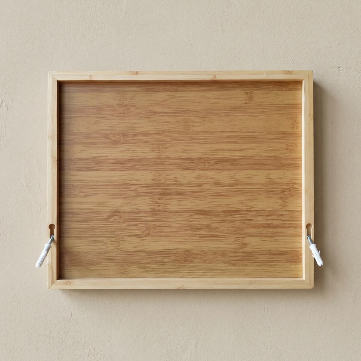 Bambusowy organizer na przyprawy PALETTE z montażem do ściany, 30 słoiczków Ø 4,5 x 9 cm