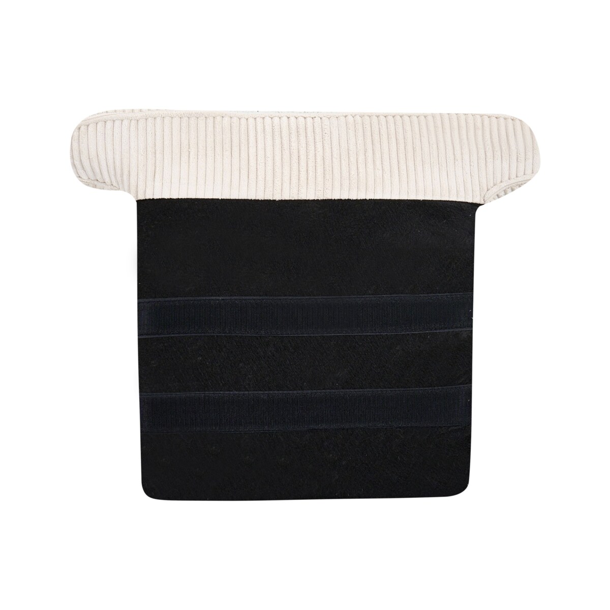 Fotel uszak ABSON Sztruks Jasnobeżowy