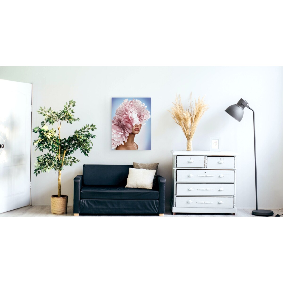 Obraz Abstrakcyjny PORTRET Kobieta 80x120cm