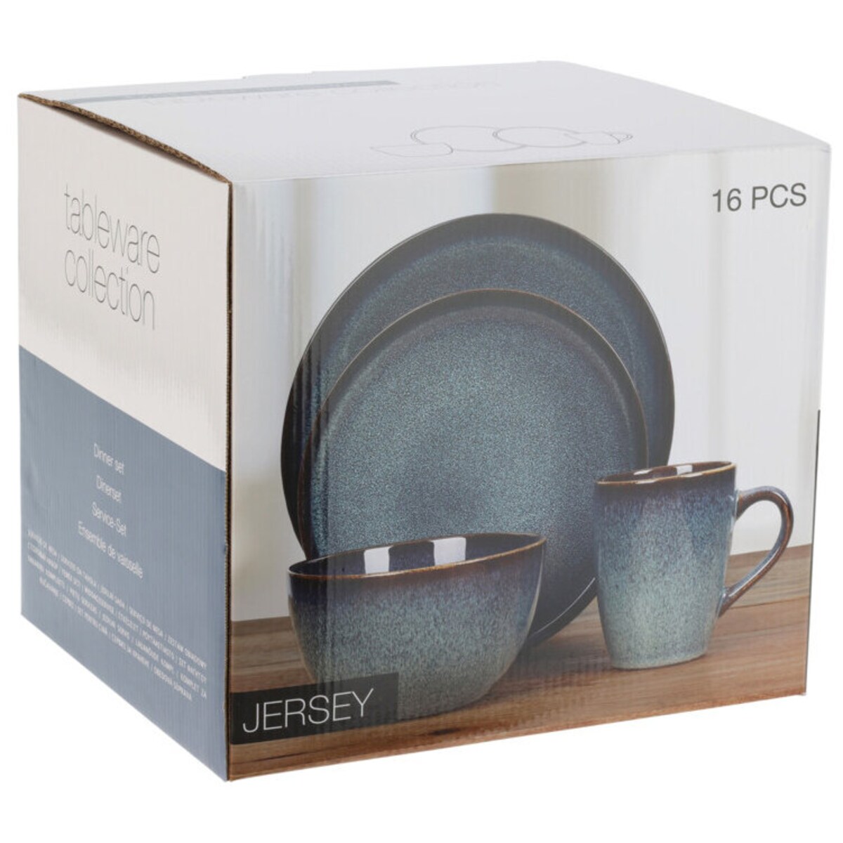 Zastawa stołowa z kamionki dla 4 osób