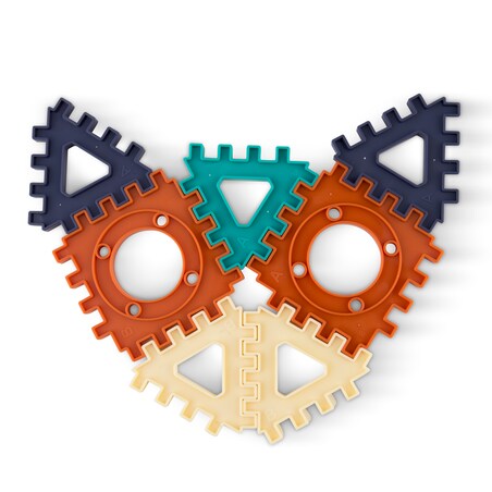 Klocki konstrukcyjne duże ze zjeżdżalnią 3d Ricokids