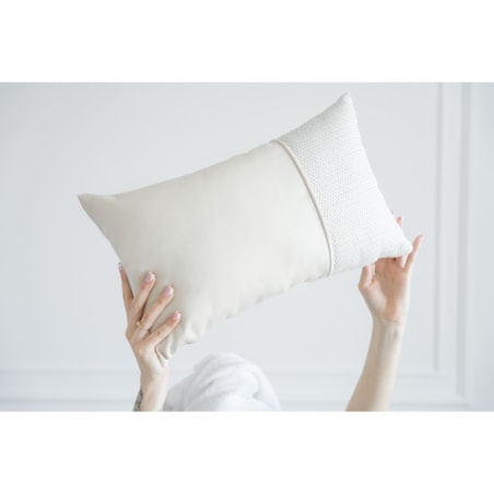 Poduszka dekoracyjna Porcelanowy Beż 50 x 30 cm