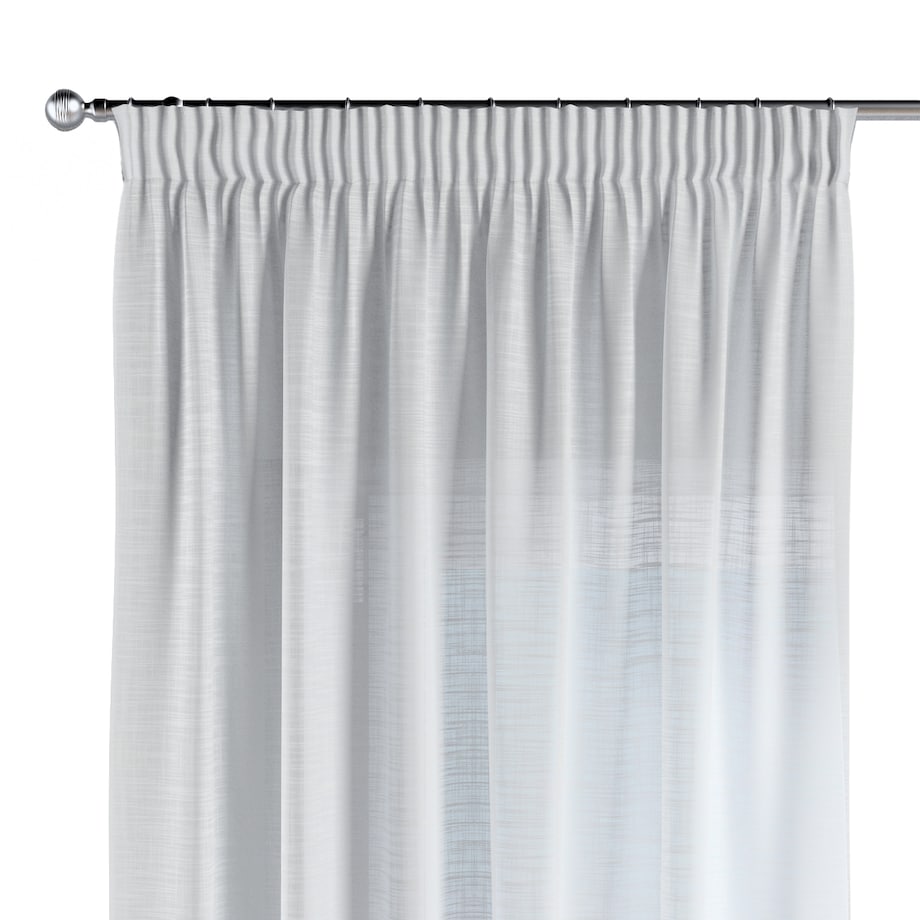 Zasłona na taśmie marszczącej 1 szt. 130x260 prześwitujący ecru