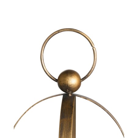 Świecznik MARAWI Metal 48 cm Złoty