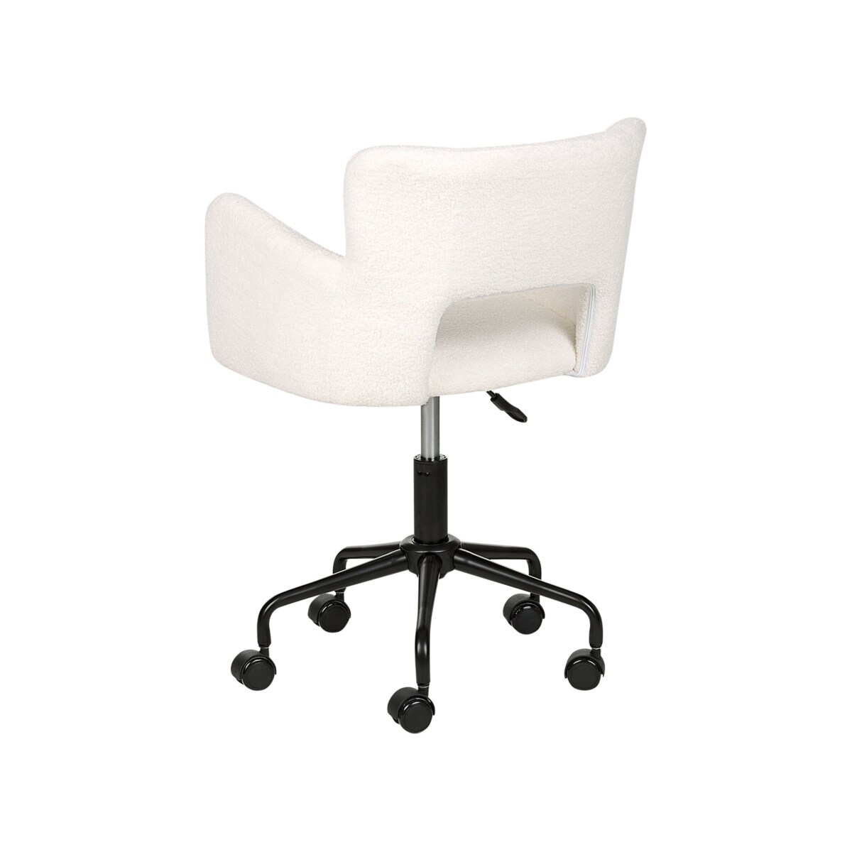 Krzesło biurowe regulowane boucle białe SANILAC