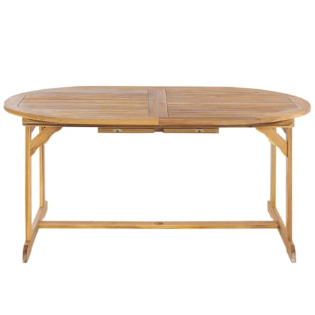 Zestaw ogrodowy dla 6 osób MAUI II Drewno akacjowe Jasnobrązowy