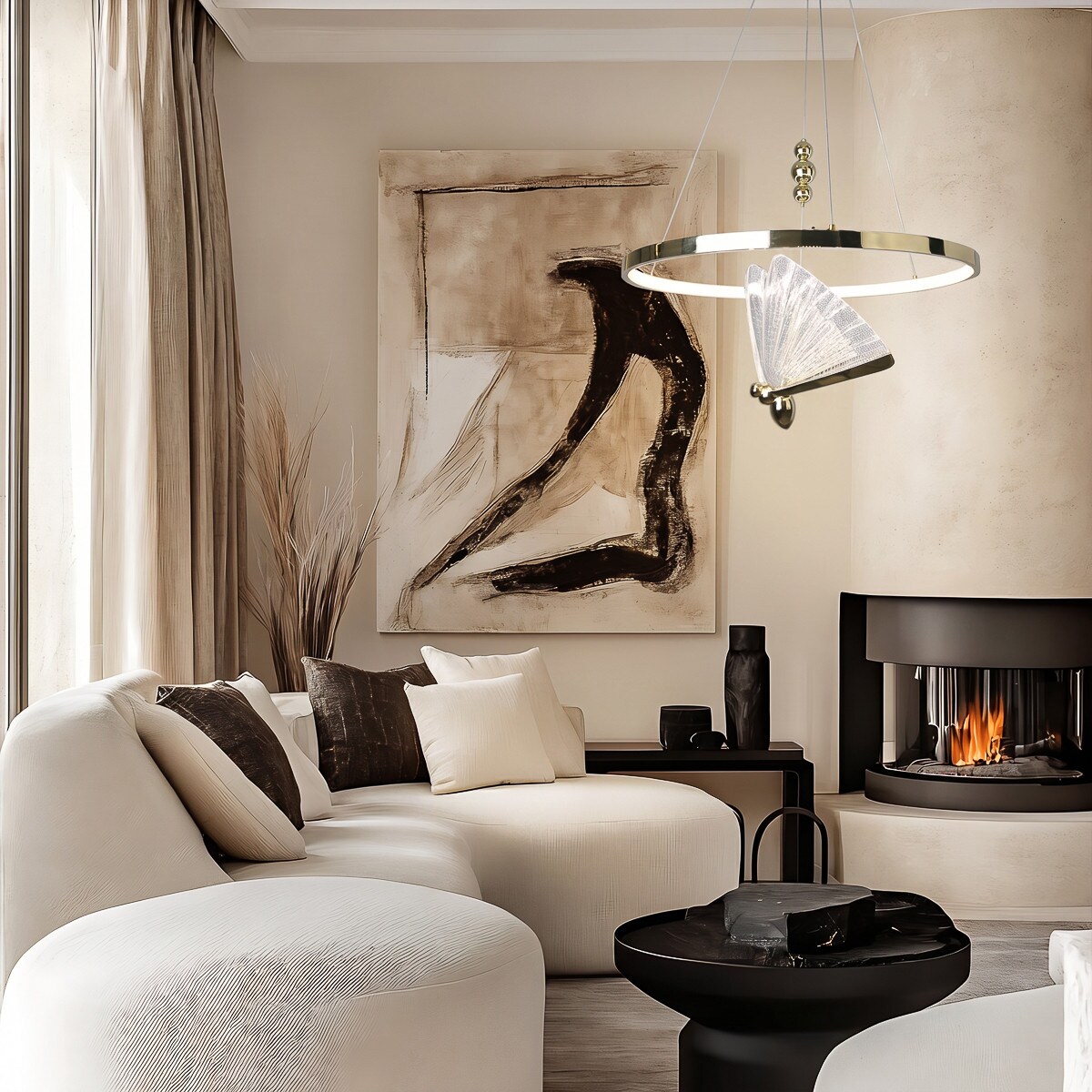 Lampa wisząca Light Prestige Marissa złoty LED CCT 3000K/4000K/6000K (regulowana) 1 szt.