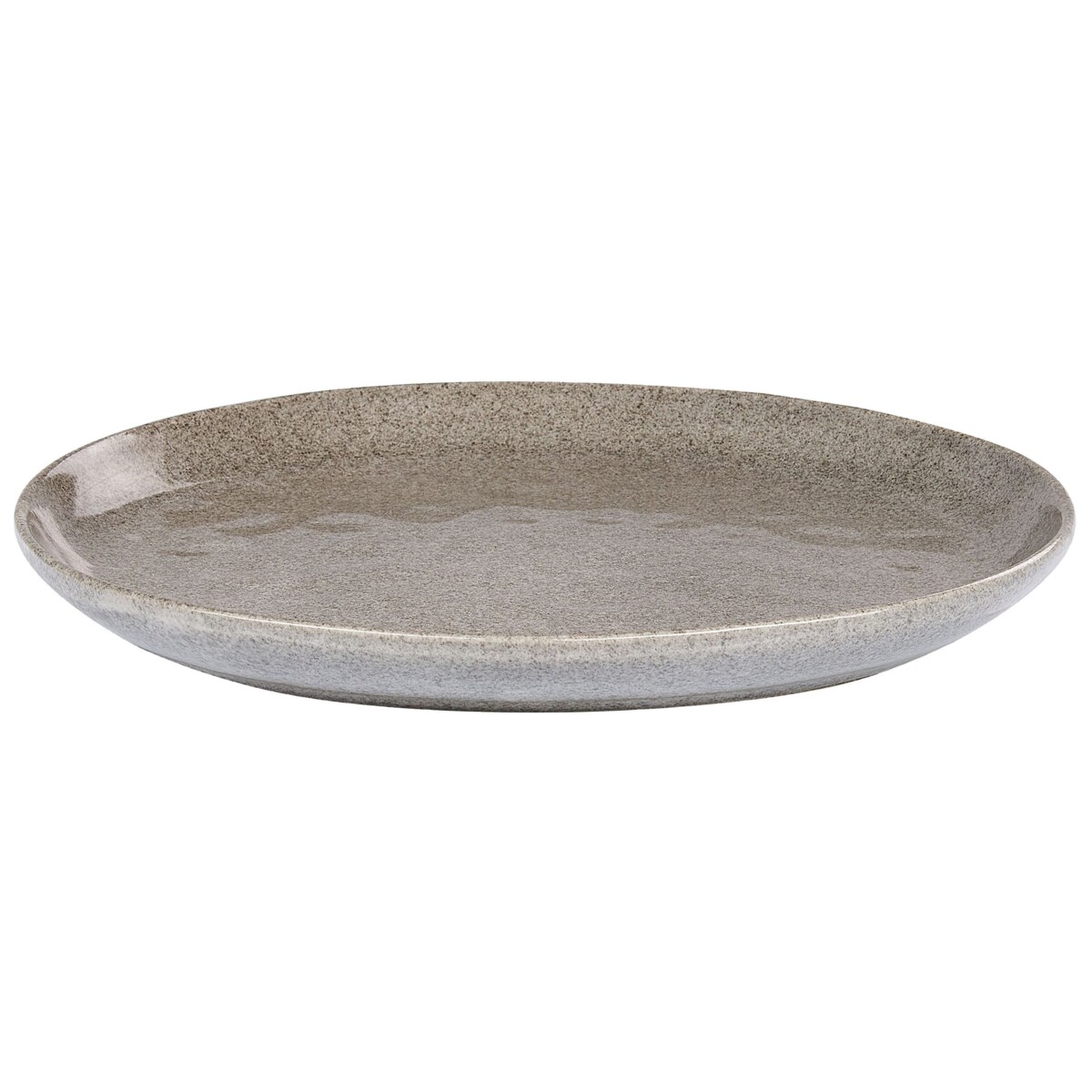 16-częściowy zestaw naczyń z kamionki szary COSTMARY