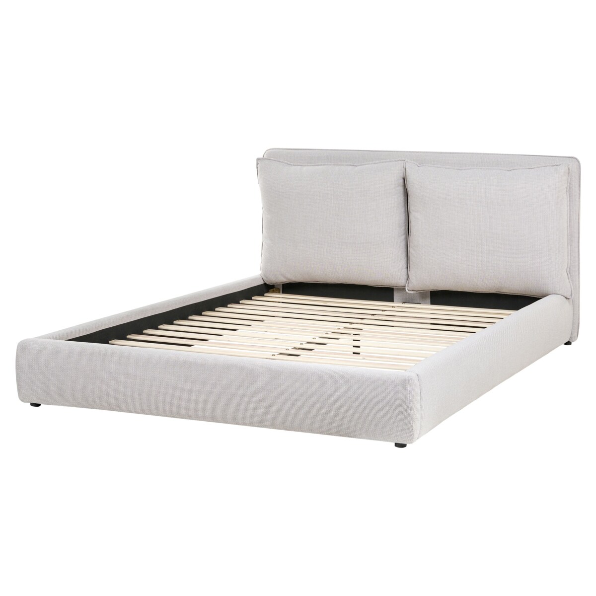 Łóżko BAJONNA 160 x 200 cm Jasnoszary