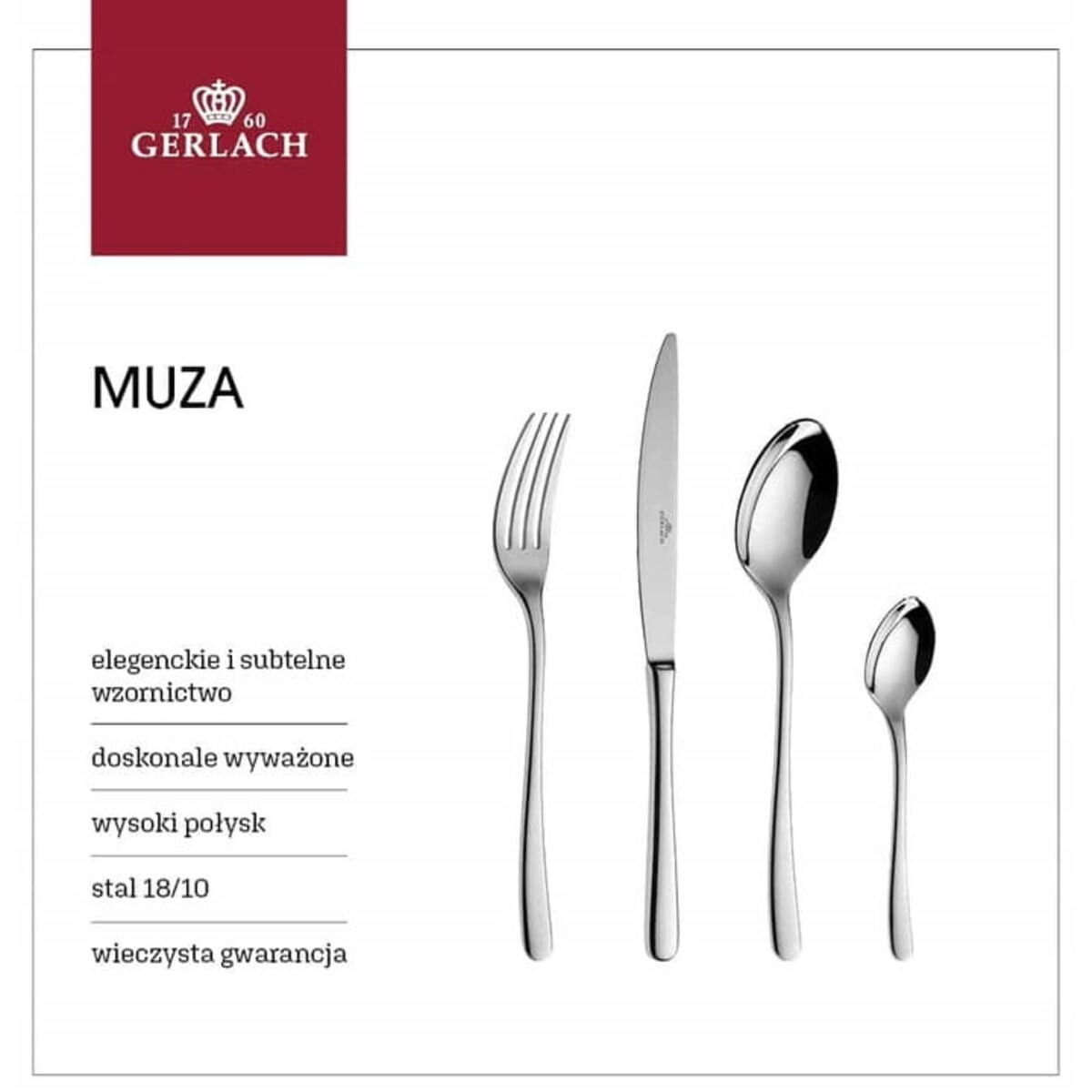 Gerlach Zestaw sztućców muza 68 szt.