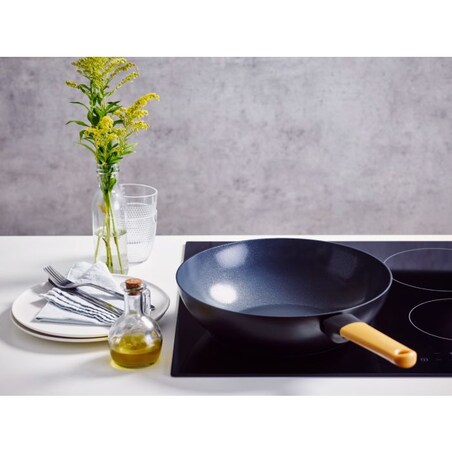 Wok patelnia z nieprzywierającą powłoką 30 cm Yellow Tasty+ 101723