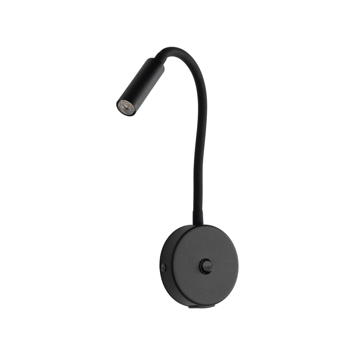 Kinkiet na wysięgniku TK Lighting Lagos Black z USB i włącznikiem, regulowany, czarny, G9