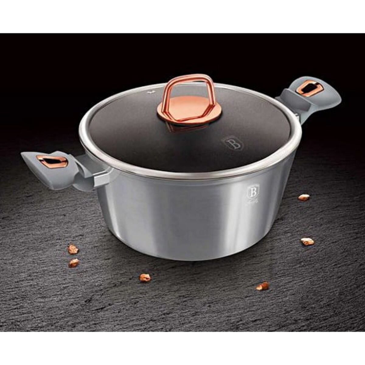 Zestaw 10 elementów garnki, patelnie, akcesoria Berlinger Haus BH-6020