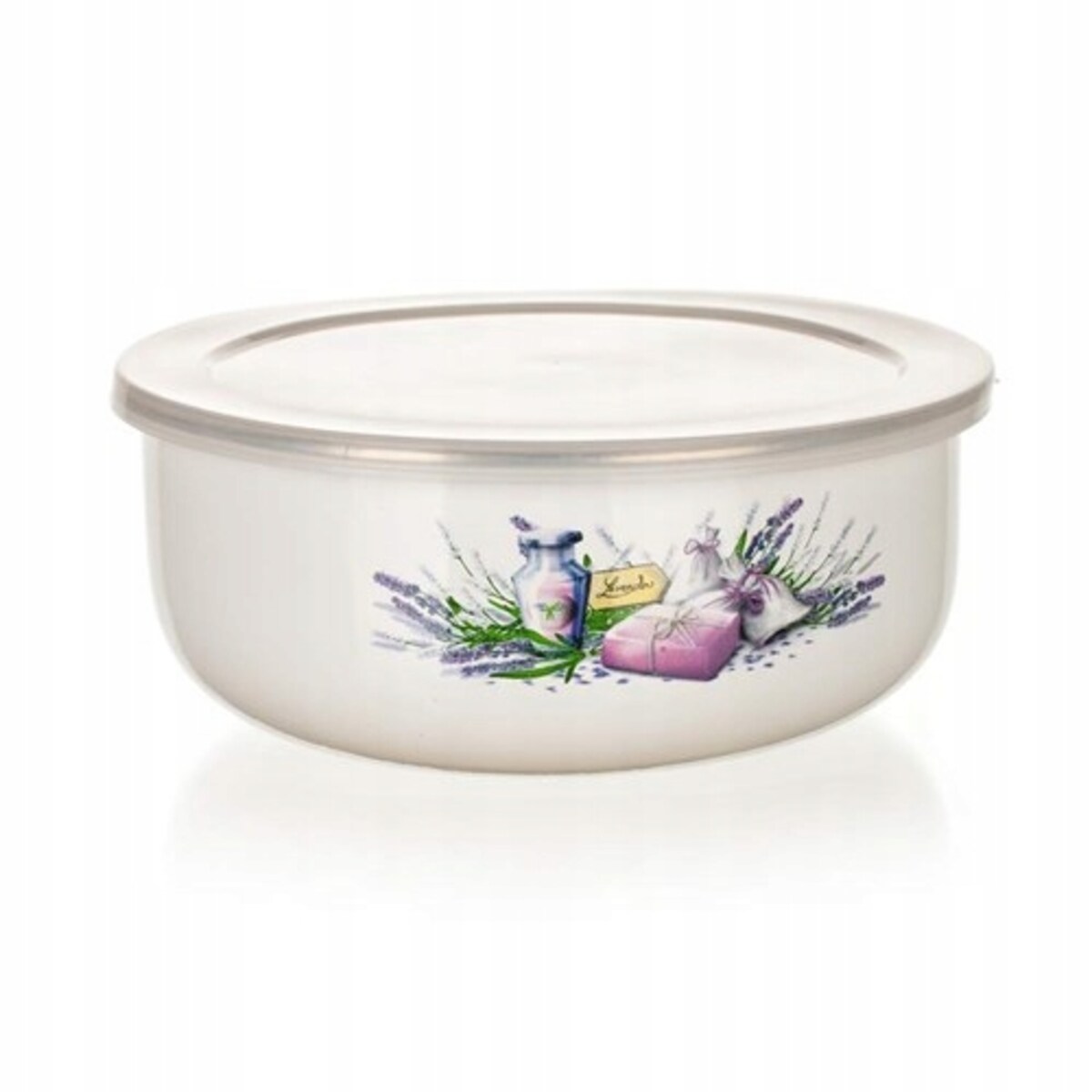 MISKI pojemniki na jedzenie z pokrywkami do lodówki pracy box święta emalia