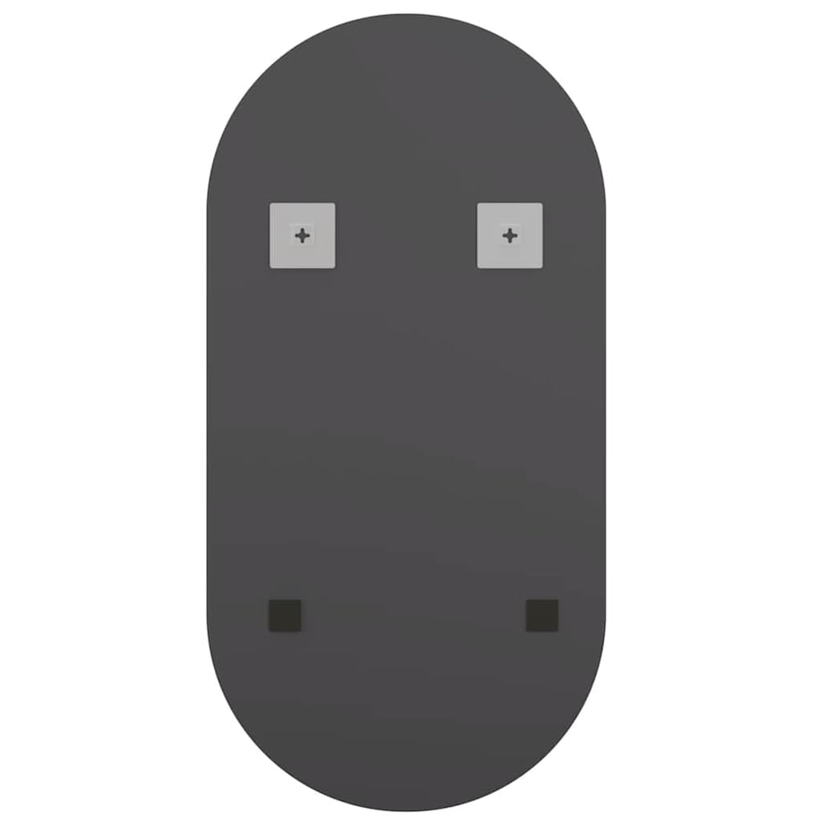 vidaXL Lustro z lampami LED, 40x20 cm, szklane, owalne