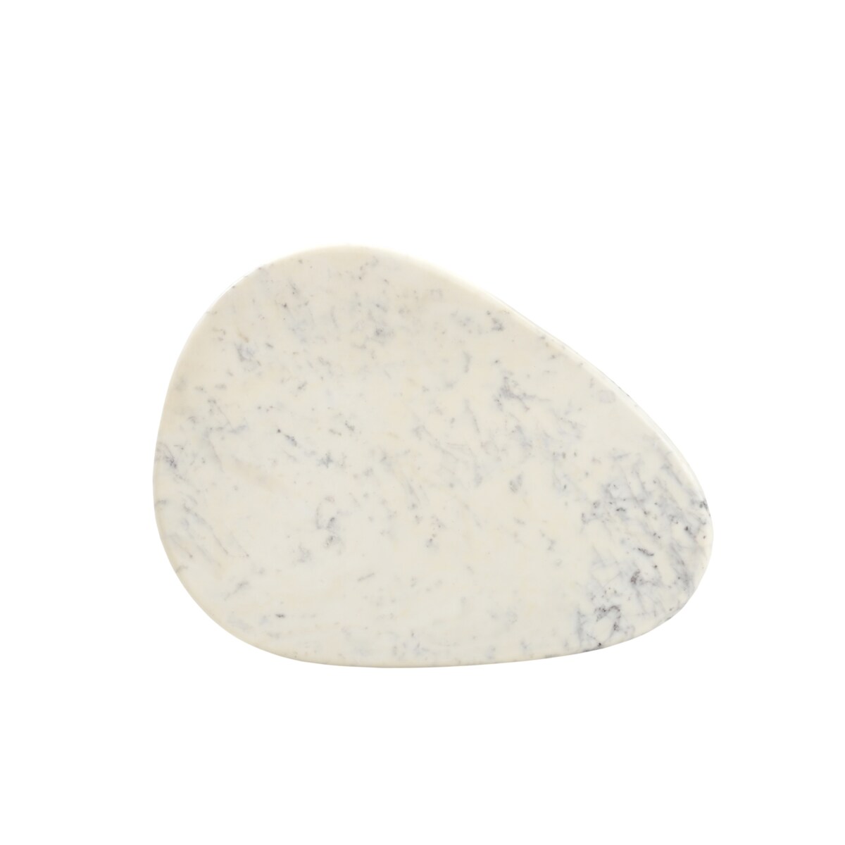 Stolik pomocniczy Lecce 60 × 45 - Biały Marmur & Jasny Dąb Mango