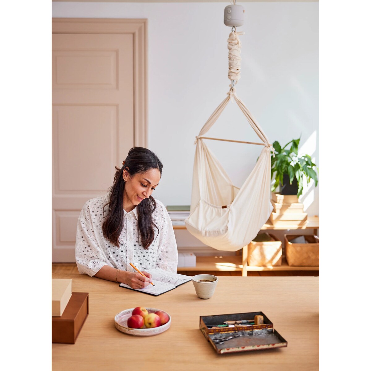 Hamak-huśtawka dla dzieci Basic - szary