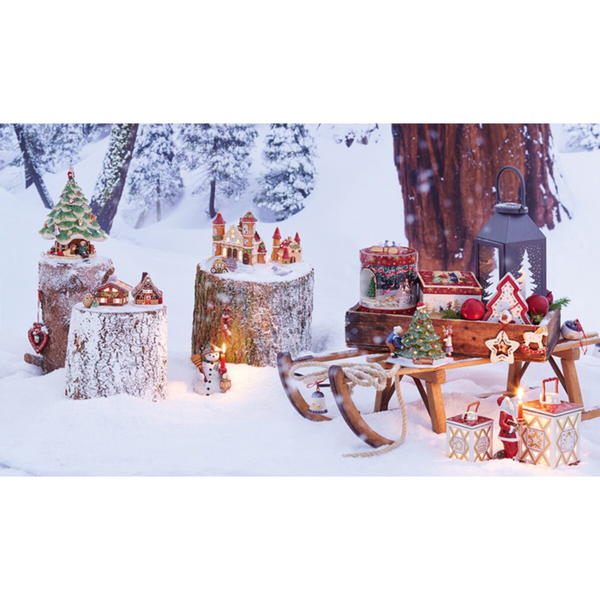 Choinka - lampion z pozytywką Christmas Toys, 30 cm, Villeroy & Boch