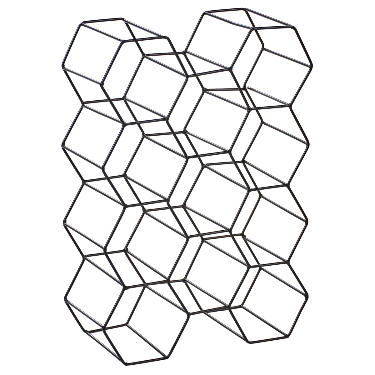 Stojak na wino TRALEE Czarny