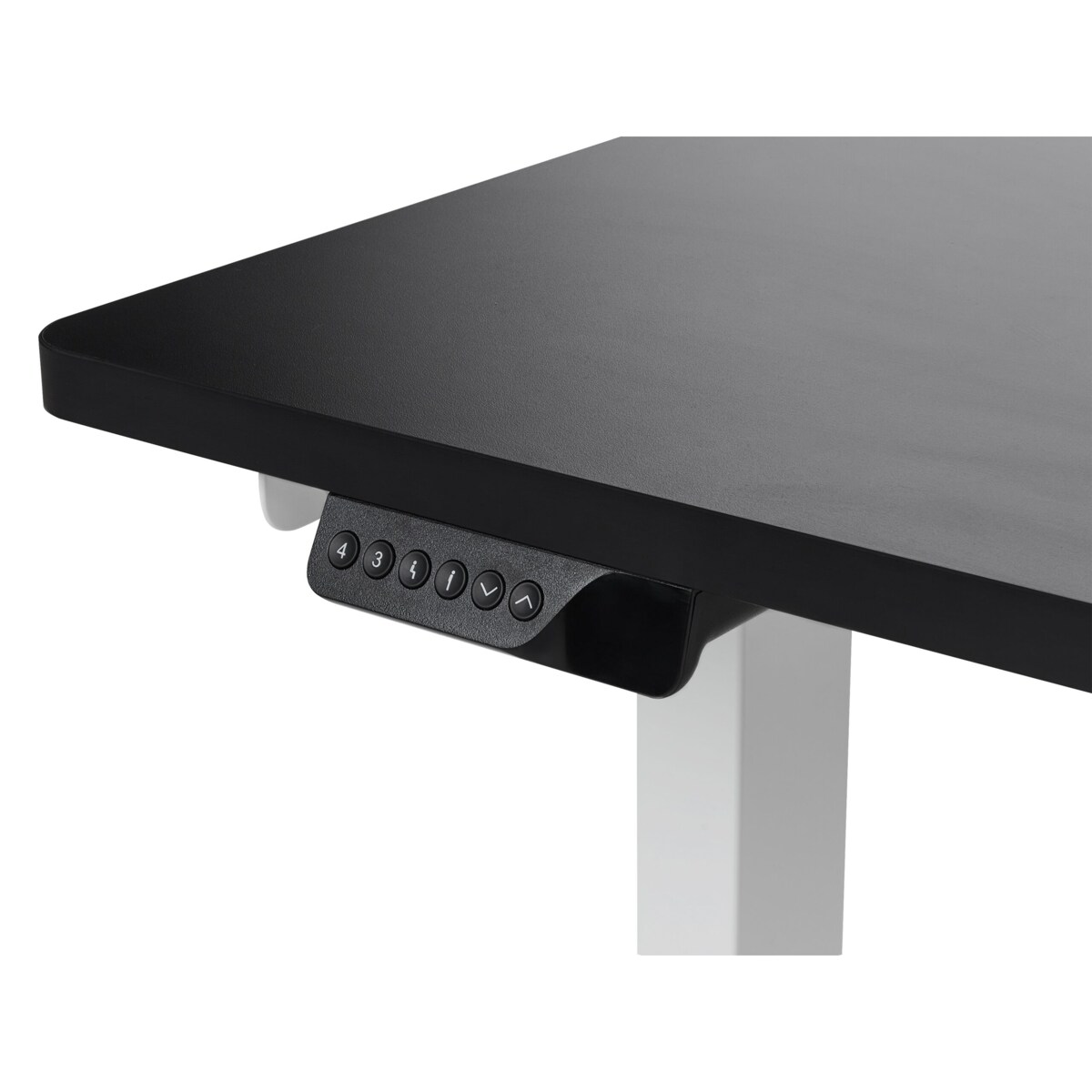 Biurko regulowane Elektryczny Prawostronny Czarny DESTINES