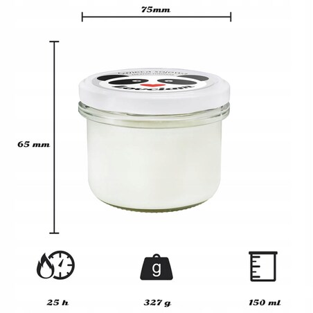 Naturalna świeca sojowa zapachowa "LOVCIAM" romantyczny prezent upominek na walentynki rocznice dla chłopaka dziewczyny niej niego żony męża kobiety faceta mężczyzny narzeczonej