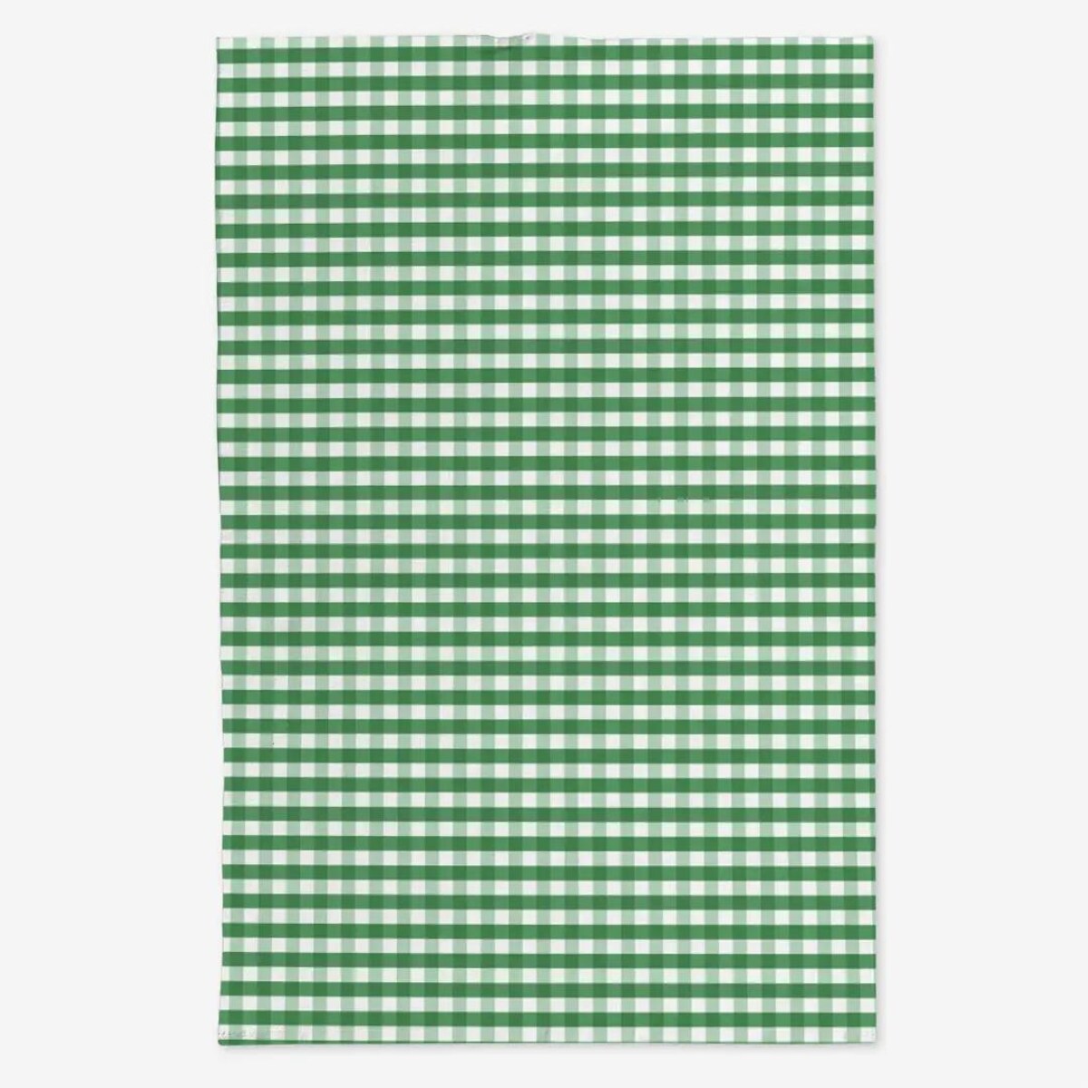 Lniany ręcznik kuchenny - zielona kratka