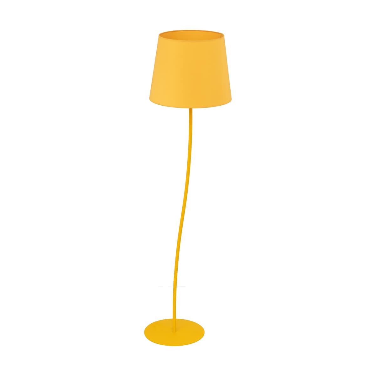 Lampa podłogowa TK Lighting NICOLA YELLOW 6645 żółto-złota E27 150 cm do salonu