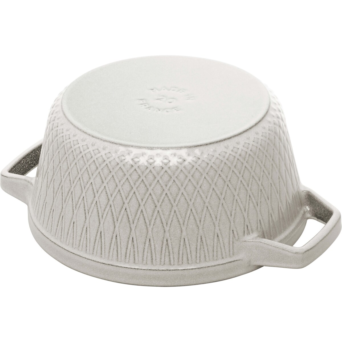 Garnek żeliwny okrągły Staub - 4 ltr, Biała trufla