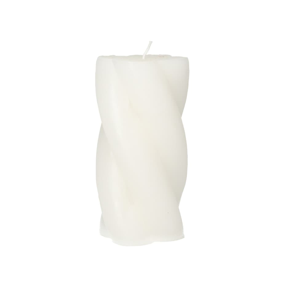 Świeca Camila 14cm white, 7 x 14 cm