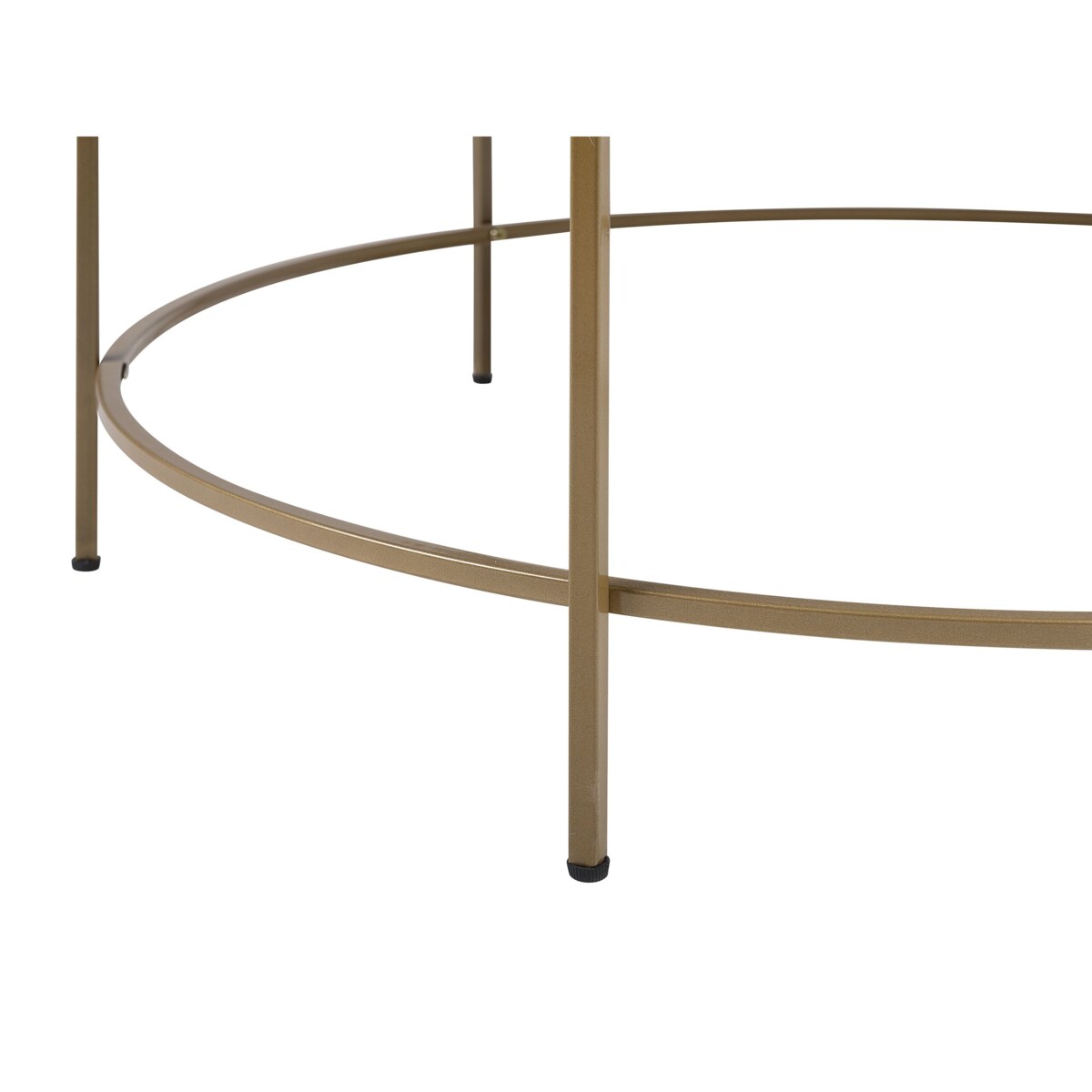 Stolik kawowy czarno-złoty FLORENCE