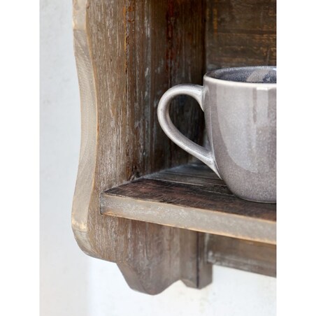 Szafka wisząca na talerze, postarzana 80 cm