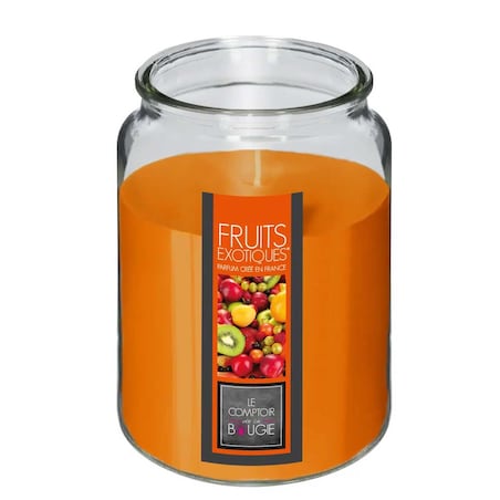 Świeca zapachowa w szkle NINA, 510 g, owoce tropikalne