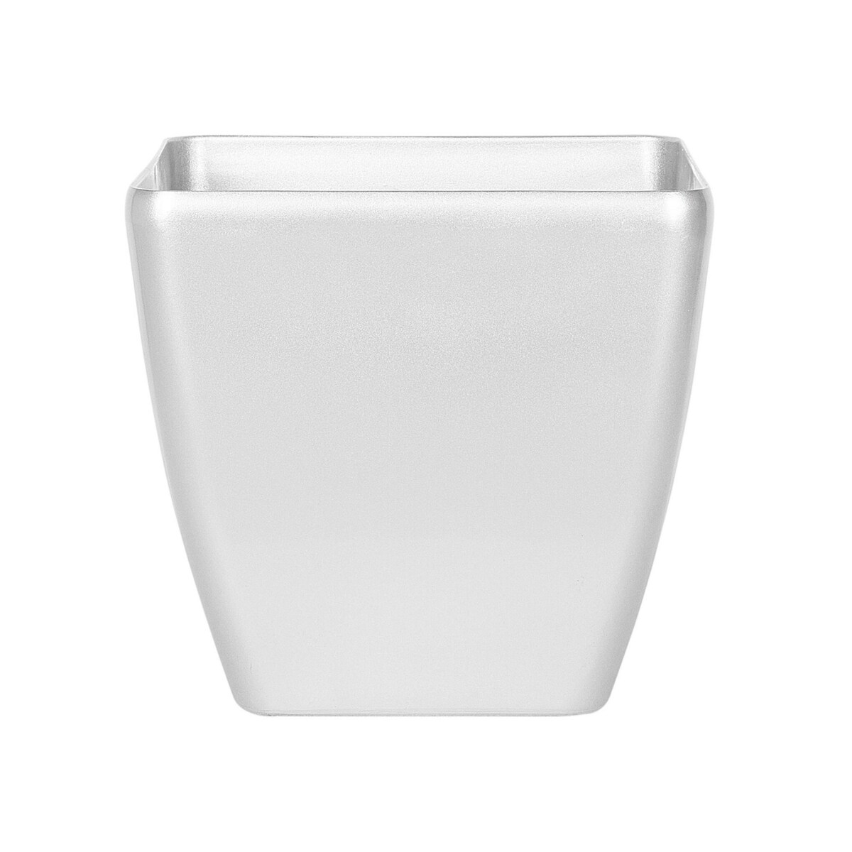 Doniczka 35 x 35 x 34 cm srebrna ASTRAS