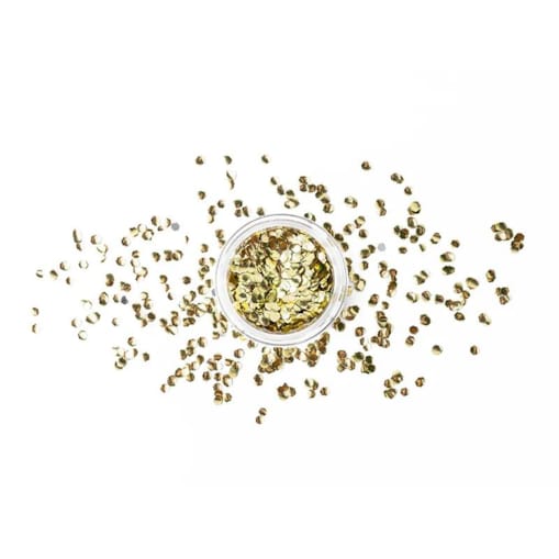 Brokat do twarzy i ciała, 3g, złoty