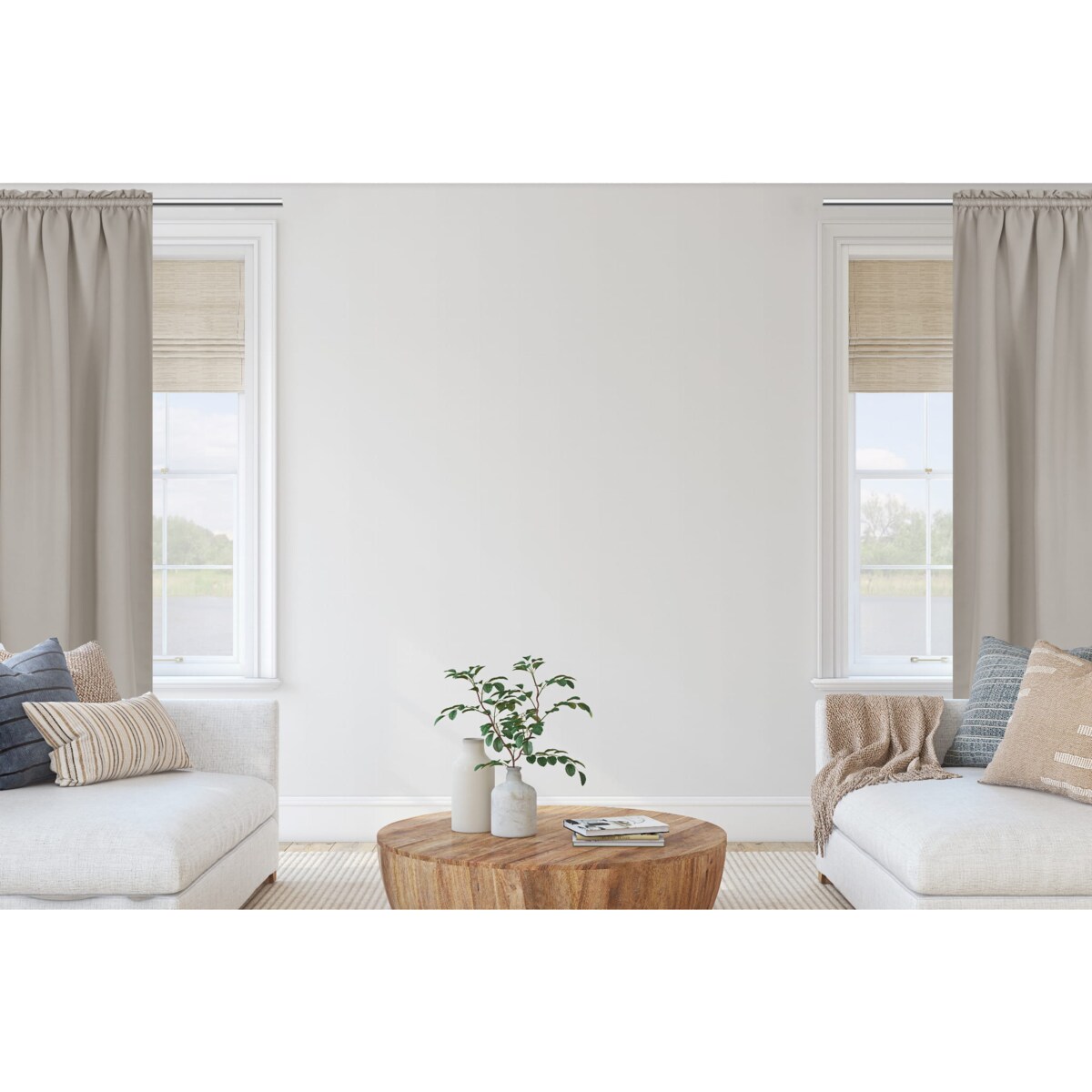 ZASŁONA ZACIEMNIAJĄCA GOTOWA NA TAŚMIE TUNEL ŻABKI 140x270 MATOWA GŁADKA