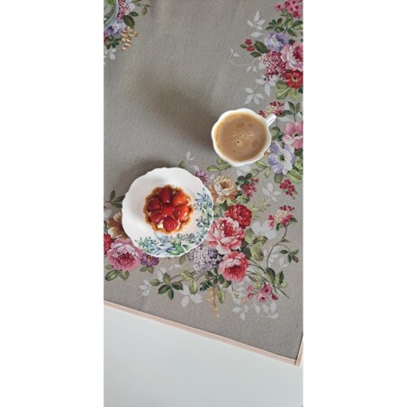 Obrus Na Stół 100X100 Cm Ozdobny Dekoracyjny Róże