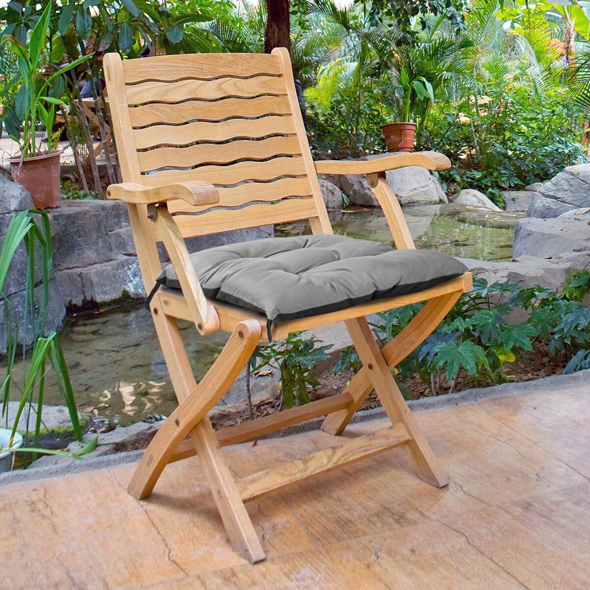 Poduszka Ogrodowa Na Krzesło Wodoodporna 42X42 Cm