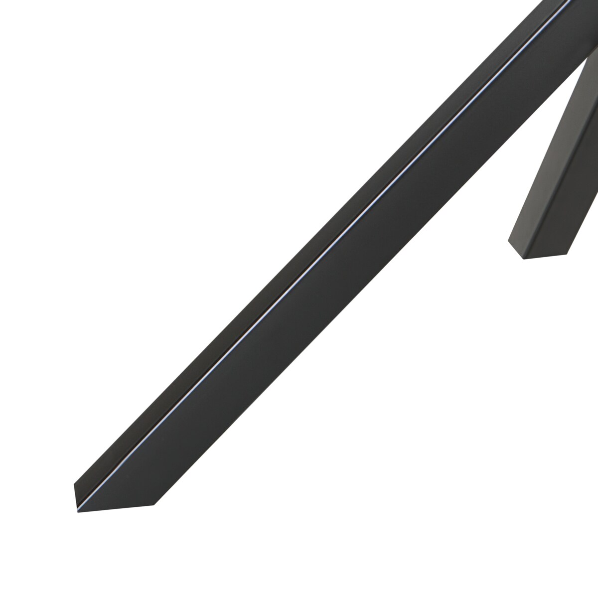 Stół do jadalni MESTON Czarny 120 cm 120 cm Szkło hartowane