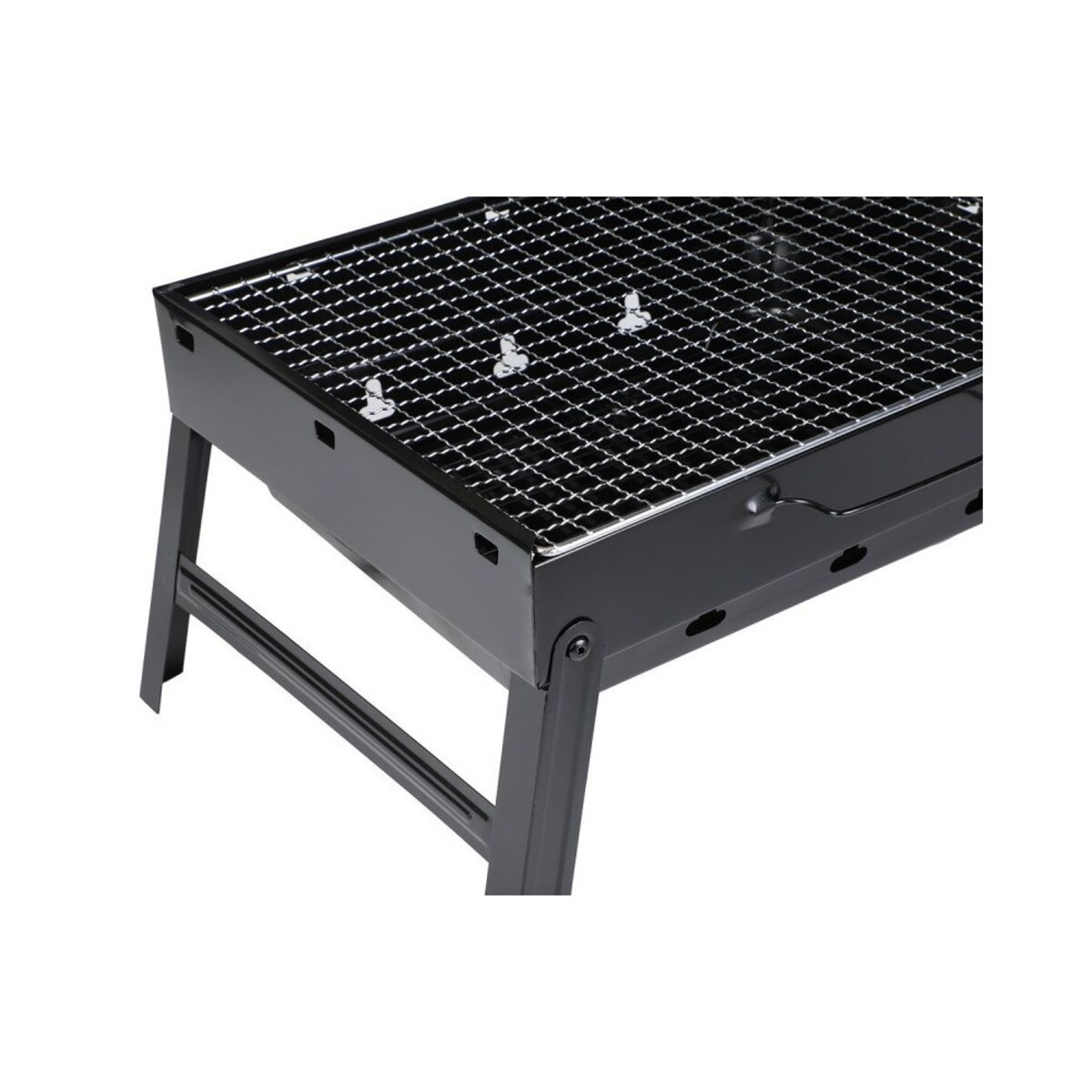 Elitehoff mini grill węglowy turystyczny przenośny walizka 42441