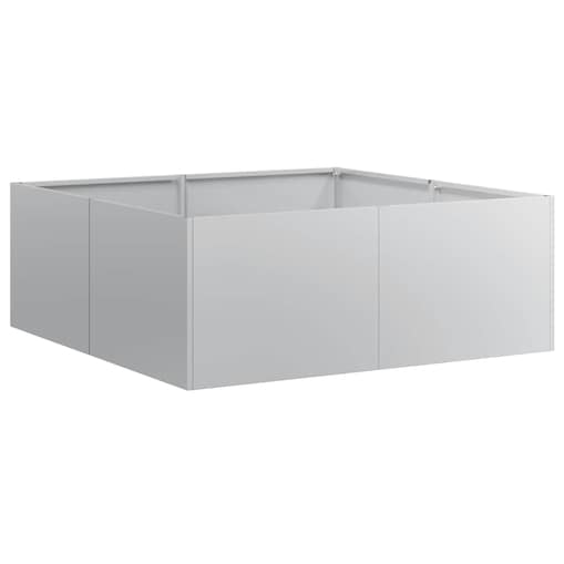 vidaXL Doniczka 80x80x30 cm Stal ocynkowana