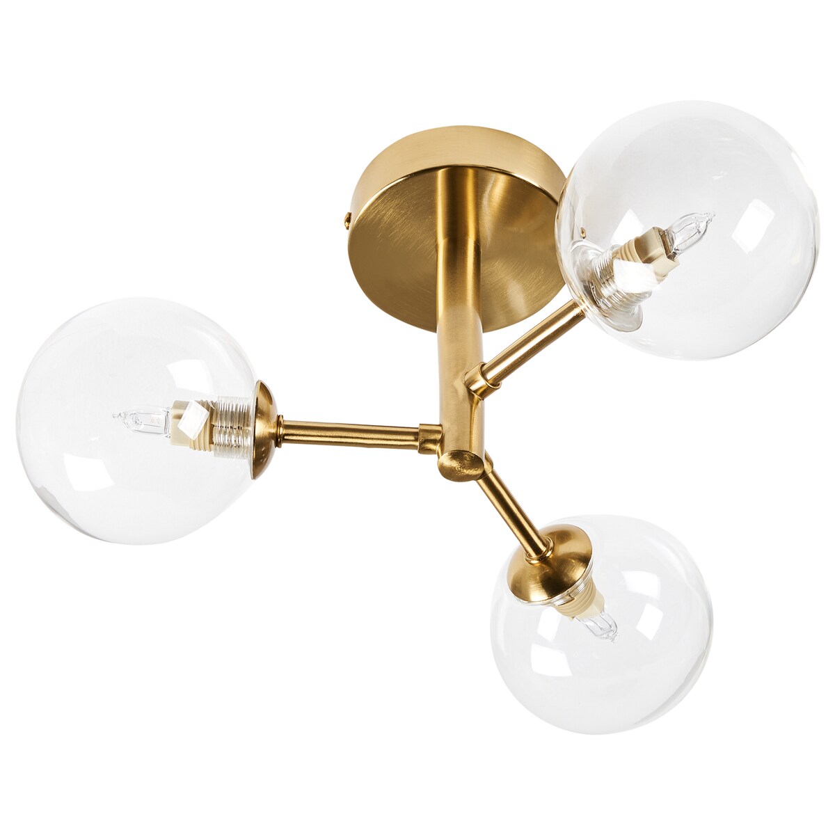 Lampa sufitowa MARICAO Szkło Mosiężny