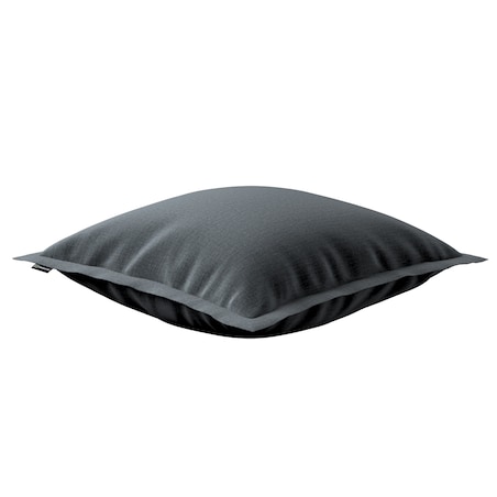 Poszewka Mona na poduszkę 45x45 grafitowy welwet