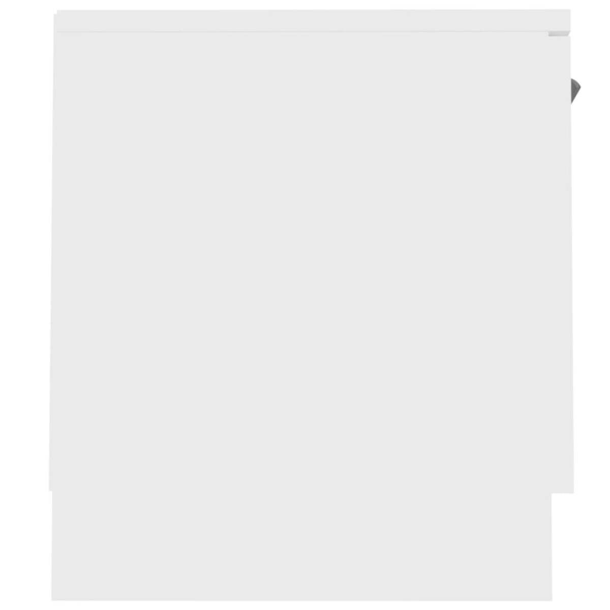 vidaXL Szafka RTV Biała 140x35x40 cm Drewno inżynieryjne