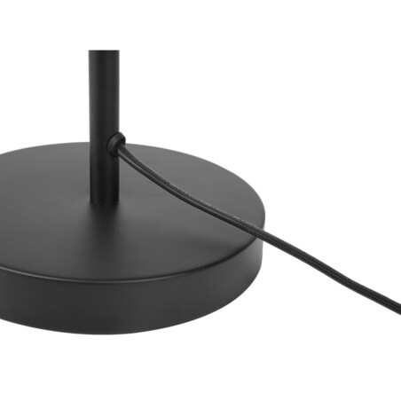 Lampa stołowa metalowa czarna SENETTE