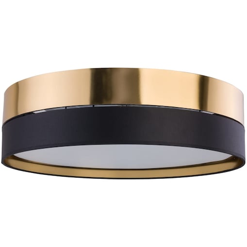 Lampa sufitowa loftowa Hilton 4345 TK Lighting okrągła czarna złota