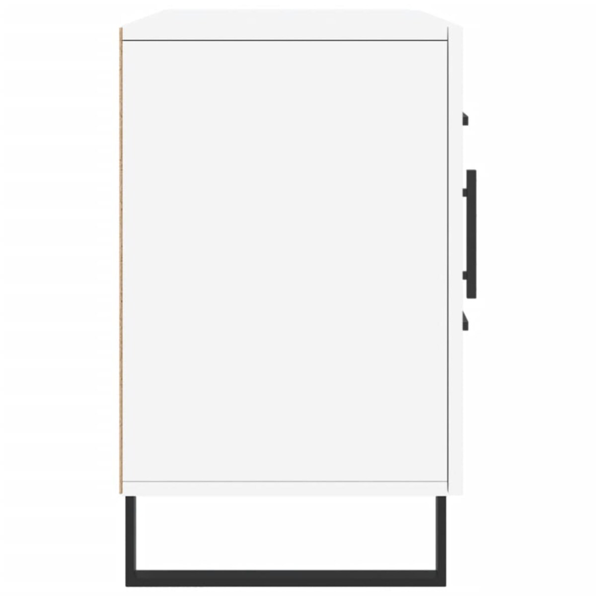 vidaXL Komoda, biała, 100x36x60 cm, materiał drewnopochodny