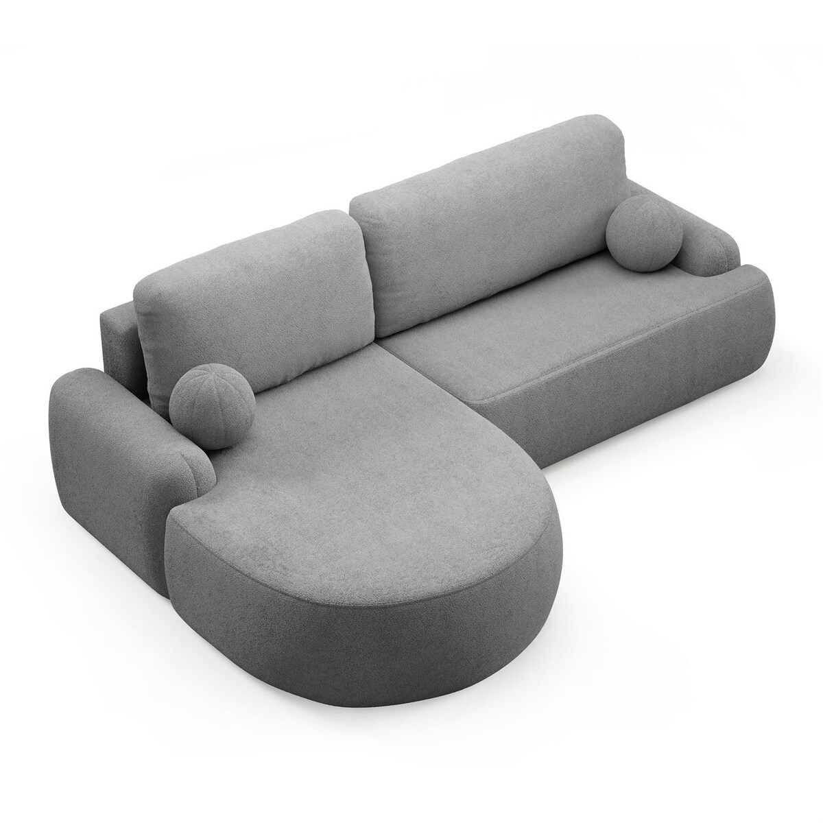 Zaokrąglony narożnik CLEO z funkcją spania, wersja lewa, Quelle 92