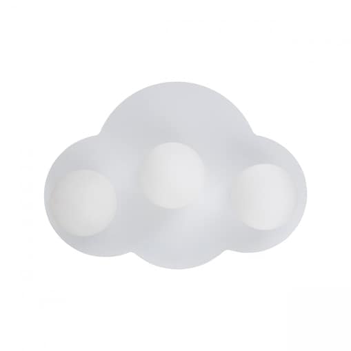 Lampa sufitowo-ścienna TK Lighting CLOUD NEW WHITE 11264 biała 3xG9 nowoczesna do salonu sypialni kuchni