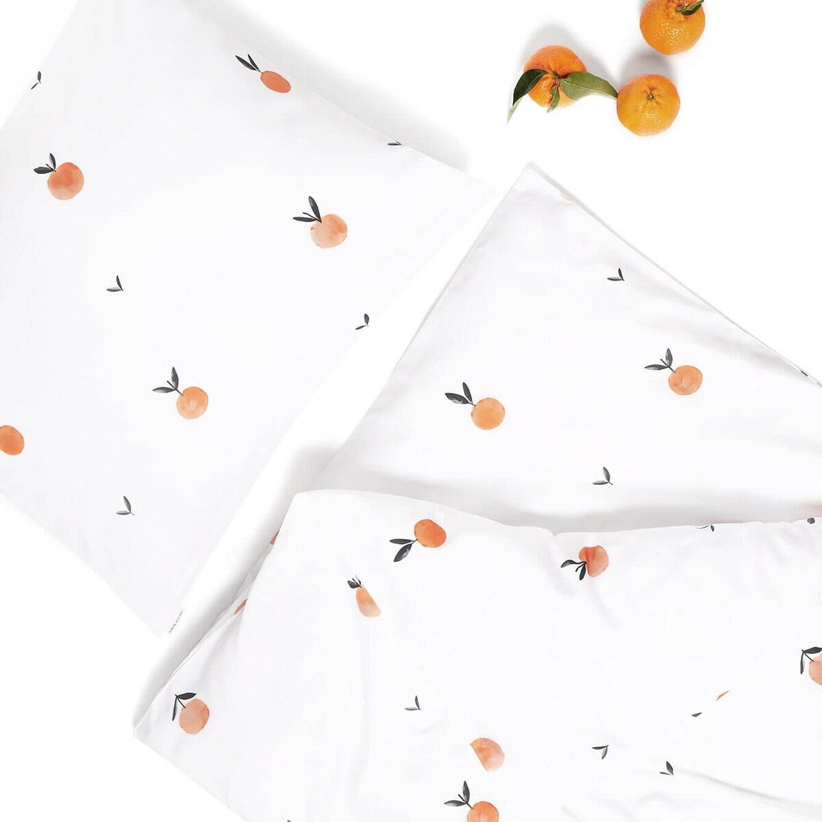 Pościel Mandarynki 240/220 + 2 x 70/80 cm