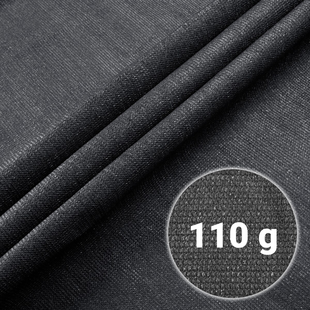 Siatka cieniująca Plonos 1,5x50m maskująca mata na płot ogrodzenie osłona szara 80% + UV